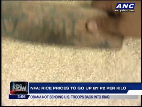 NFA: Rice prices to go up by P1-P2