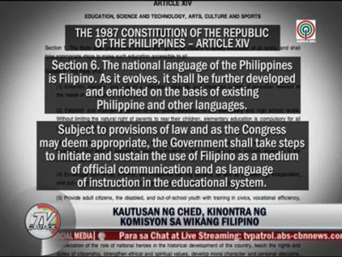 Filipino subject professors fear losing jobs