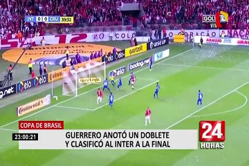 Copa de Brasil: revive el doblete de Paolo Guerrero que puso a Inter en la final