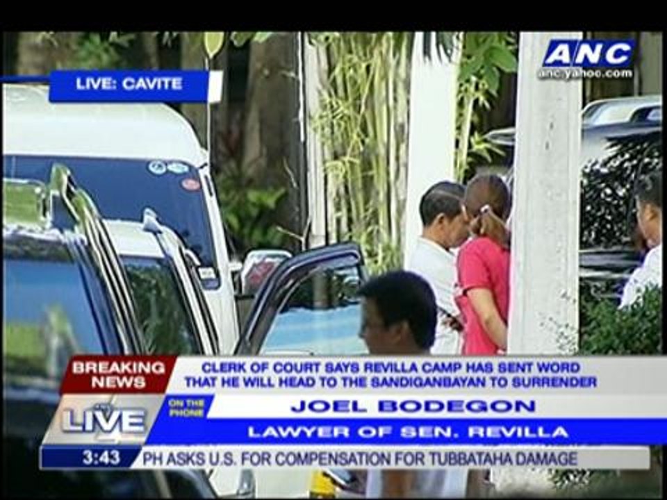 Revilla says he will surrender