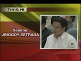 Jinggoy to family: 'Hinihintay na tayo ng pulis'