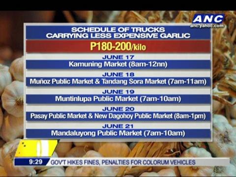 DA yet to decide on garlic imports