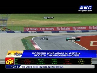 Rosberg wins in Austria to boost championship hopes