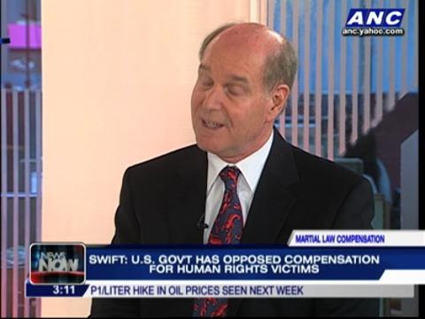 'US gov't has opposed compensation for human rights victims'