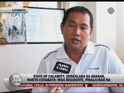 Bukidnon, N. Cotabato areas under state of calamity, residents urged to flee