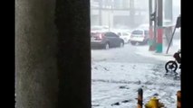 WATCH: Sudden downpour causes flood in Metro