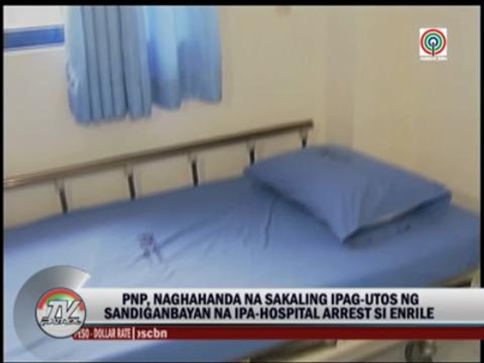 PNP readies 2 hospital rooms for Enrile