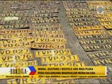 MMDA plans to recycle unclaimed plates