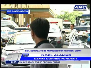 Jinggoy, Janet arraigned before Sandiganbayan