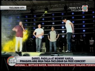 Why Kathryn was absent from Daniel's Tacloban concert