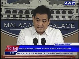 Palace: Aquino personally approved DAP