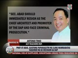 Some lawmakers want PNoy, Abad held accountable for DAP