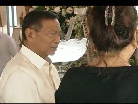 VP Binay visits wake of CSB hazing victim