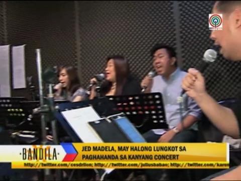 Jed Madela gets ready to sing in 3 celebrity weddings