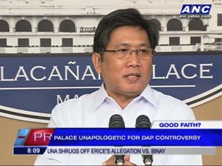 Why Palace isn't sorry for DAP