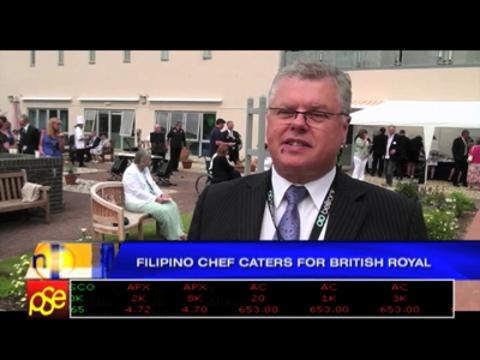 Filipino chef caters for British Royal