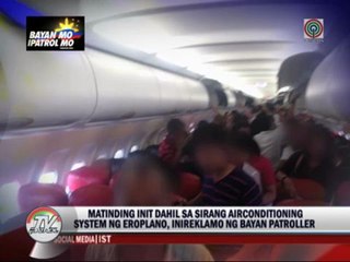 Passengers endure heat on plane with broken air-con