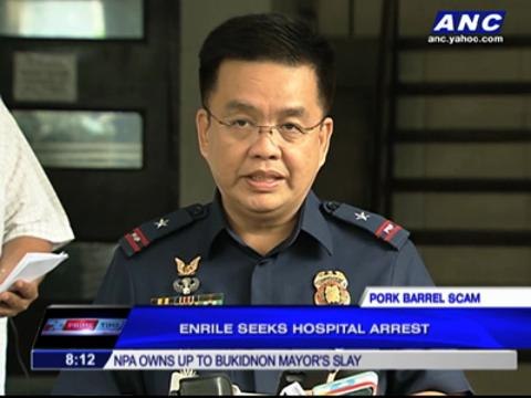 Enrile seeks hospital arrest