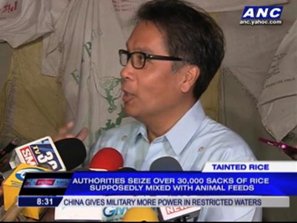 30,000 sacks of tainted rice seized in Bulacan