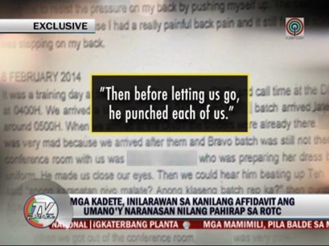 EXCL: DLSU students detail alleged ROTC hazing experience