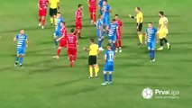 Le but pas vraiment fair-play d'un joueur en Serbie