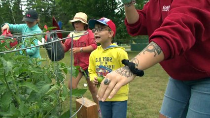 Des jeunes de Saint-Modeste découvrent les rudiments du jardinage
