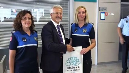 Nilüfer’de zabıta personeline teşekkür