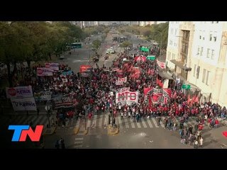 Entre advertencias, levantan el acampe en la 9 de Julio: “¡Si no hay respuesta, volvemos!"