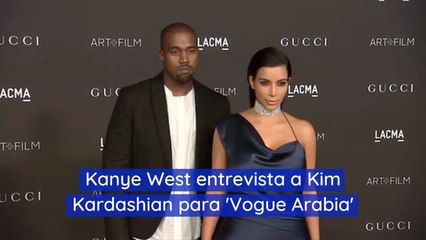 Kanye West entrevista a Kim Kardashian para 'Vogue Arabia'
