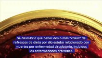 Estudio: las gaseosas dietéticas están relacionadas con un mayor riesgo de muerte