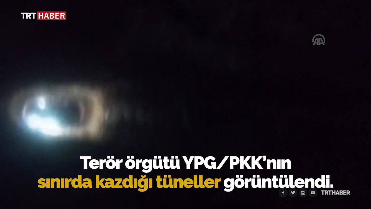 YPG/PKK Türkiye sınırında tüneller kazmaya devam ediyor