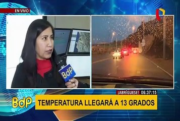 Senamhi: frío aún se mantiene en Lima durante mañana y tarde