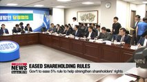 S. Korea to ease 5% disclosure rule to support shareholder activism