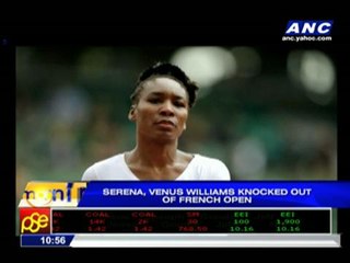 Serena, Venus knocked out of French Open