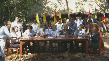 Presidentes firman "Pacto de Leticia" para preservar recursos de la Amazonía