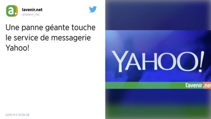 Les services de Yahoo, touchés par une panne mondiale, sont rétablis