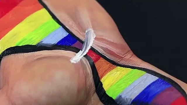 8 INCREÍBLES ILUSIONES ÓPTICAS QUE ENGAÑARAN TU MENTE MAQUILLAJE ARTÍSTICO DE MANOS