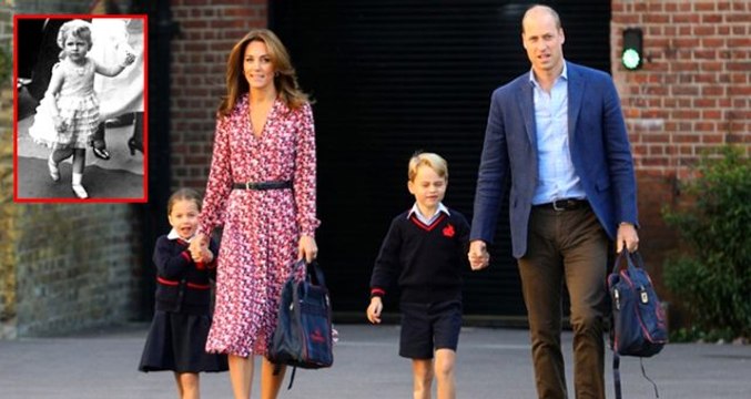 Prenses Charlotte'nin, Kraliçe Elizabeth'e olan benzerliği İngiliz medyasında gündem oldu