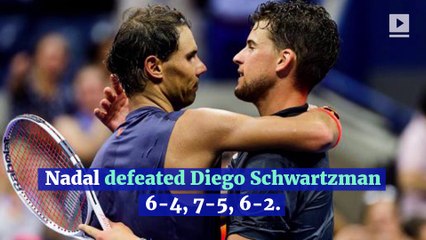 Rafael Nadal Wins in Straight Sets to Advance to US Open Semifinal