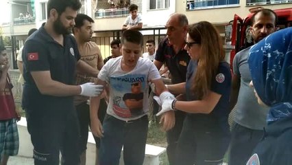 Su kuyusuna düşen çocuğu itfaiye kurtardı