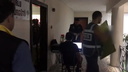 Çorlu'da polis HDP İlçe Başkanlığında arama yaptı