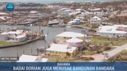 Bahama Luluh Lantak Diterjang Badai Dorian