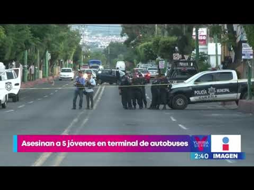 Matan a 5 personas en terminal de autobuses de Cuernavaca | Noticias con Yuriria Sierra
