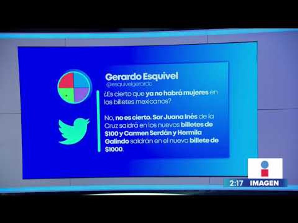 ¡Sí habrá mujeres en los nuevos billetes de México! | Noticias con Yuriria Sierra