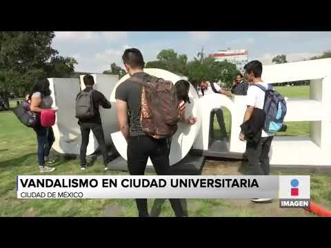Encapuchados realizan pintas en la Torre de Rectoría de la UNAM | Noticias con Francisco Zea