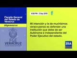 Jorge Winckler responsabiliza al gobernador de Veracruz  y a AMLO de su seguridad | Francisco Zea