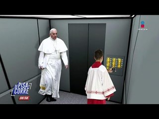 El papa Francisco se quedó encerrado en un elevador, ¿qué hizo ahí? | De Pisa y Corre