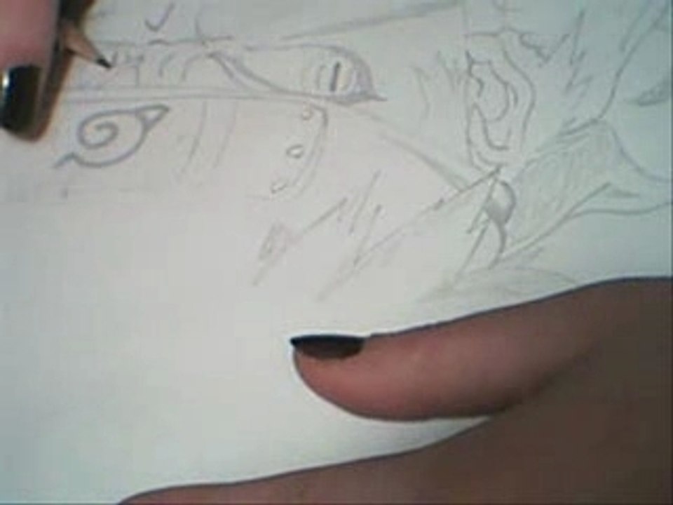 Dessin manga Naruto Kyubi