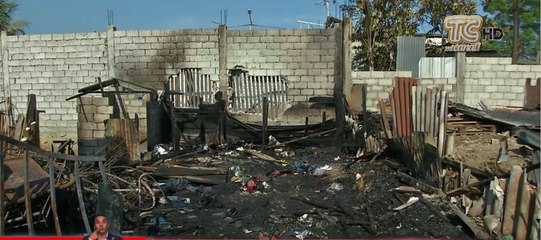 Varias familias quedaron en la calle luego de registrarse un incendio en populoso sector de Guayaquil