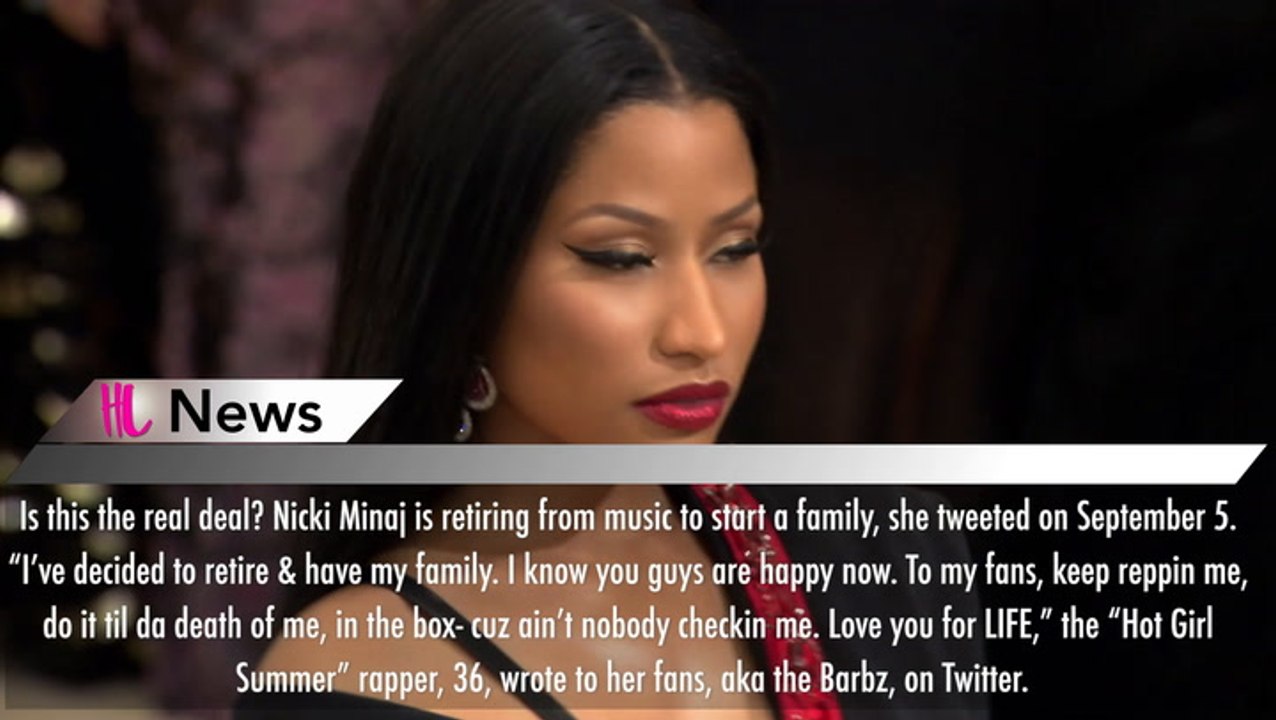 Nicki Minaj Retires From Rap?